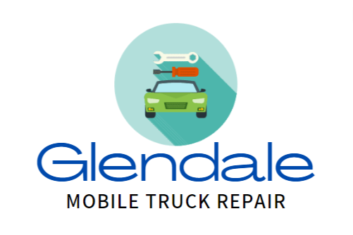 this image shows glendale mobile truck repair logo